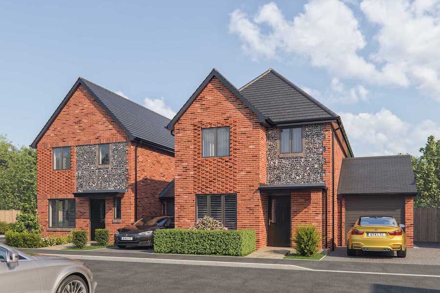 The Potteries New Build Houses for Sale in Yapton, West Sussex