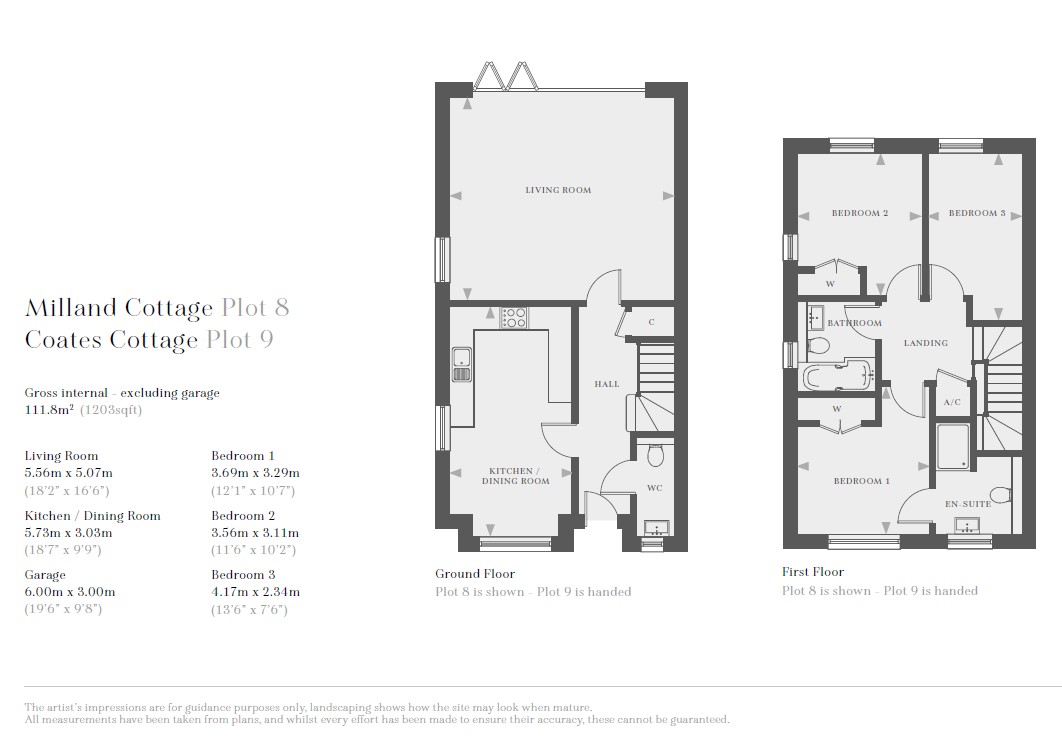 8 and 9 floor plans.