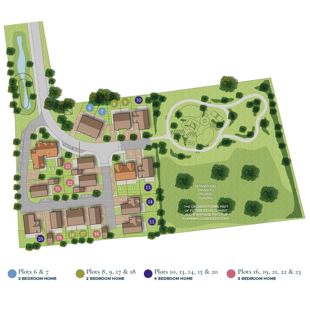 Barley Meadows site plan