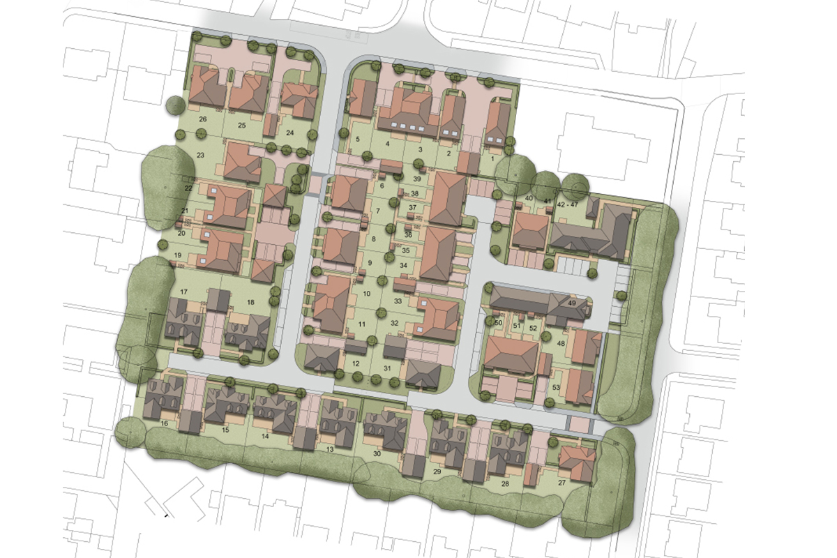 Lanthorne Place Site Plan
