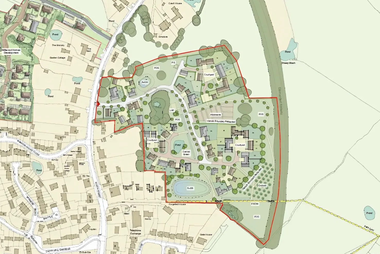 Biddenden map