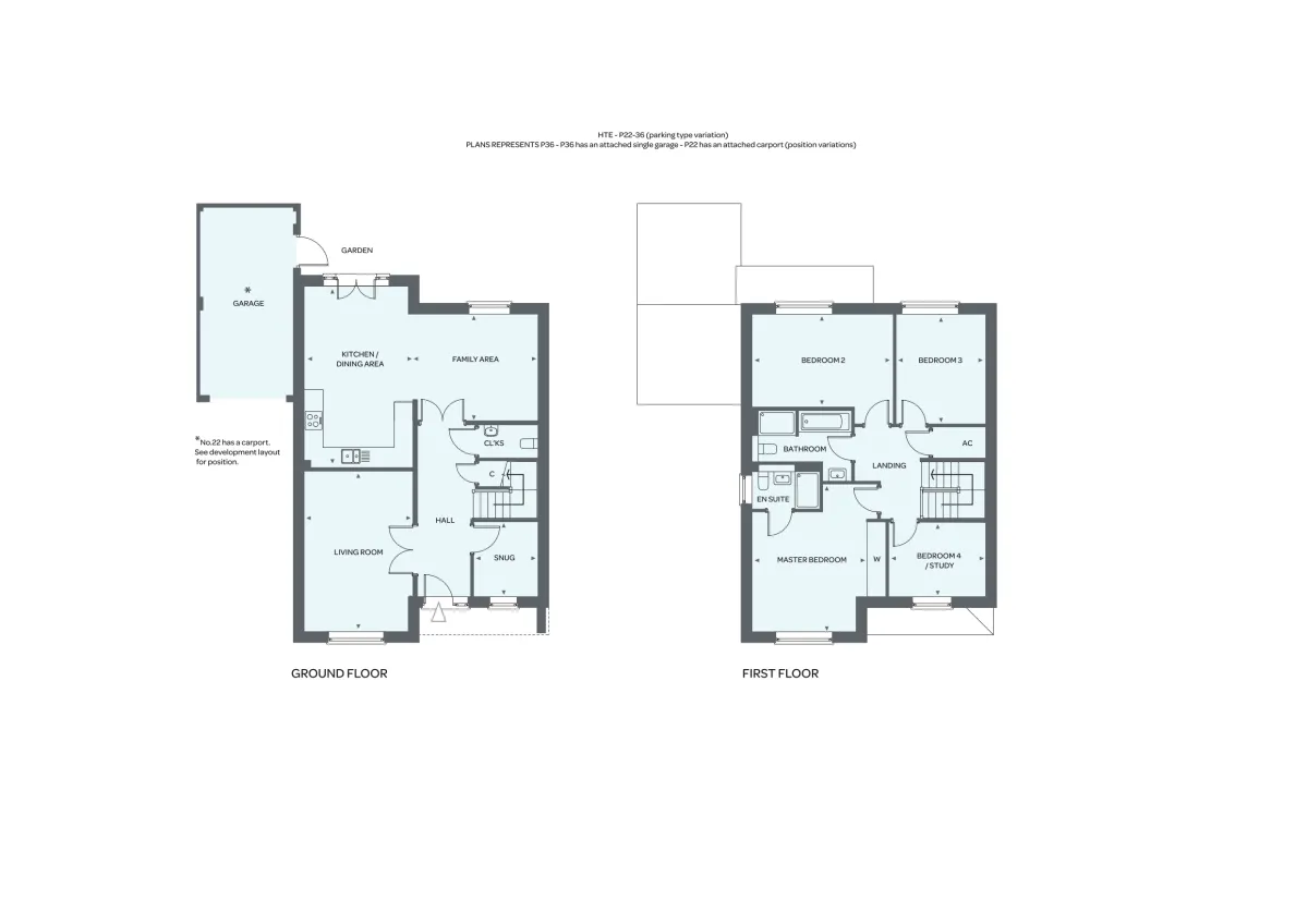 EF 22,36 floor plans