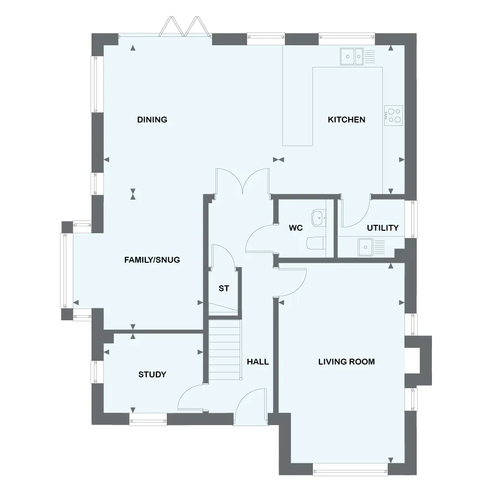 mortimer house ground floor plans