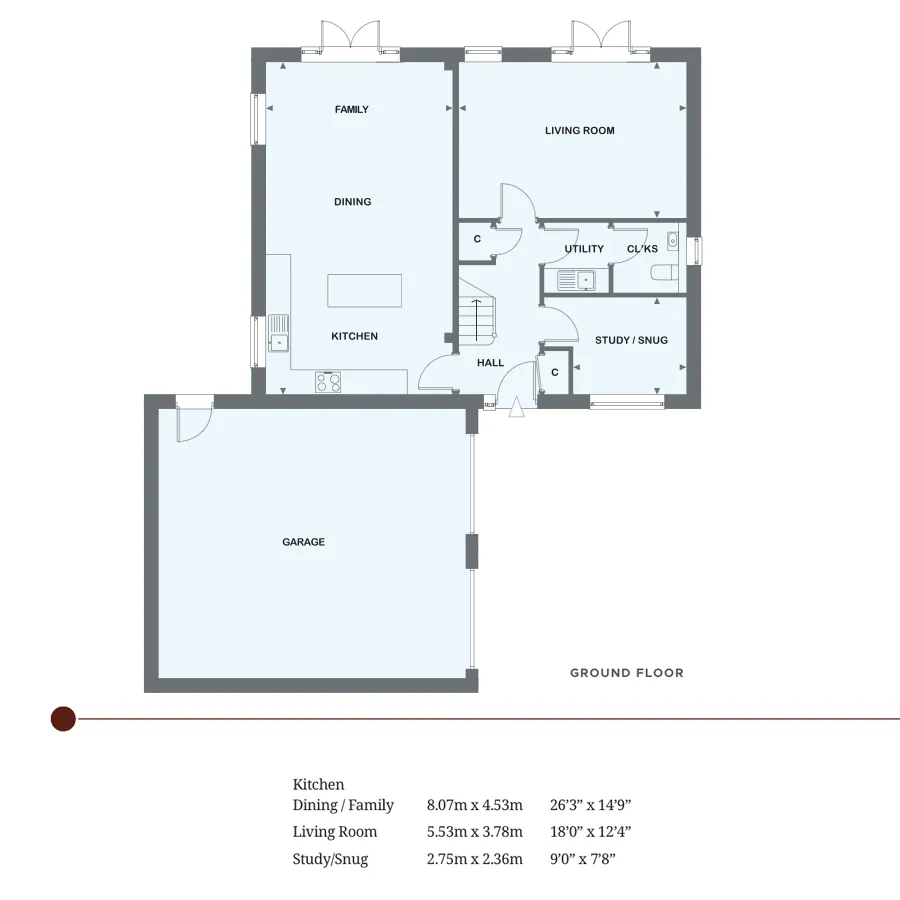 Ground floor floor plans