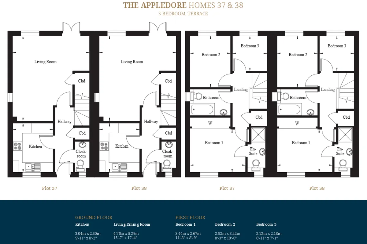 Lanthorne Place Plot 37 & 38 Floor Plan