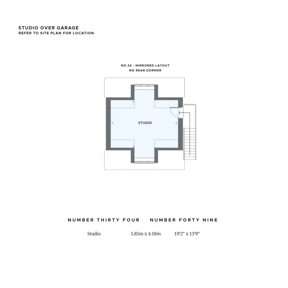 Studio floor plans 