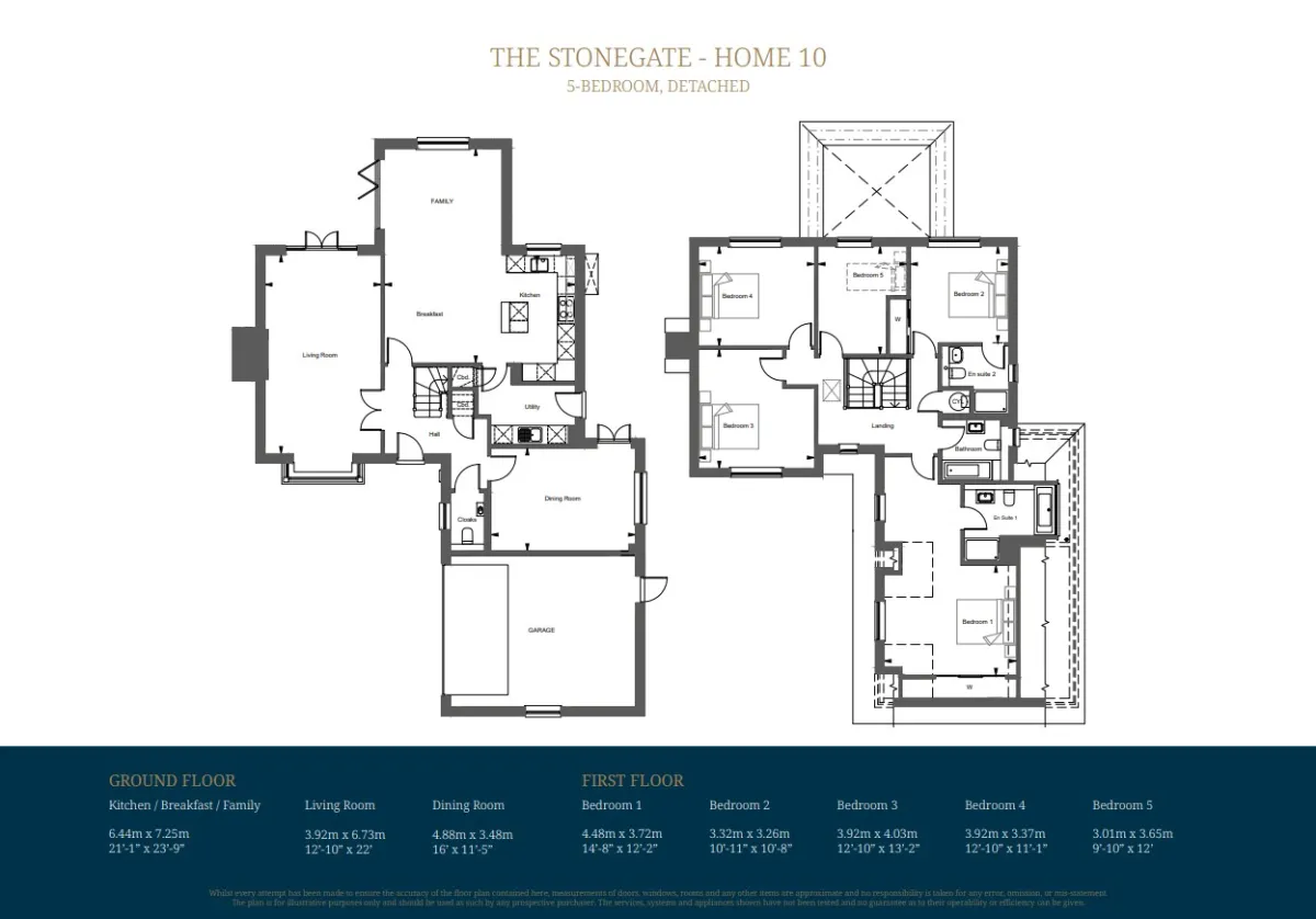 Rectory Meadows plot 10 floor plan