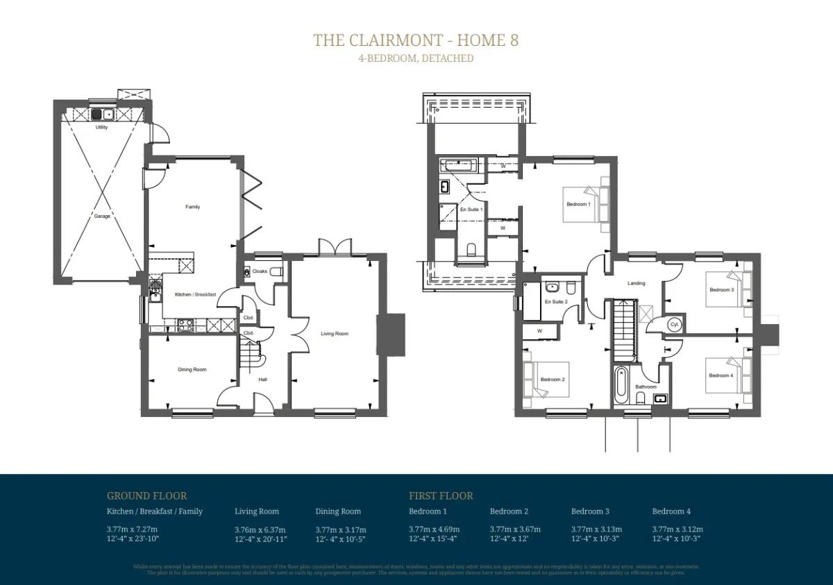 Rectory Meadows plot 8 floor plan