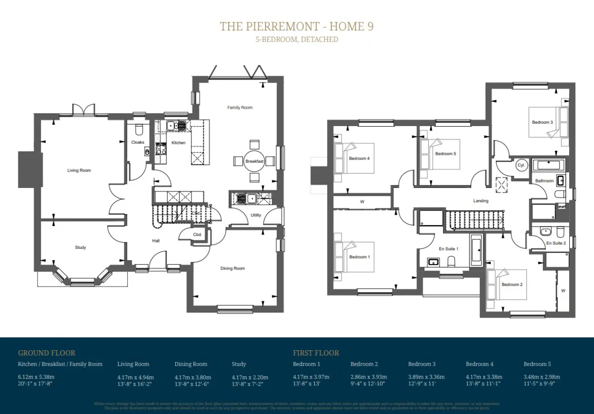 Rectory Meadows plot 9 floor plan