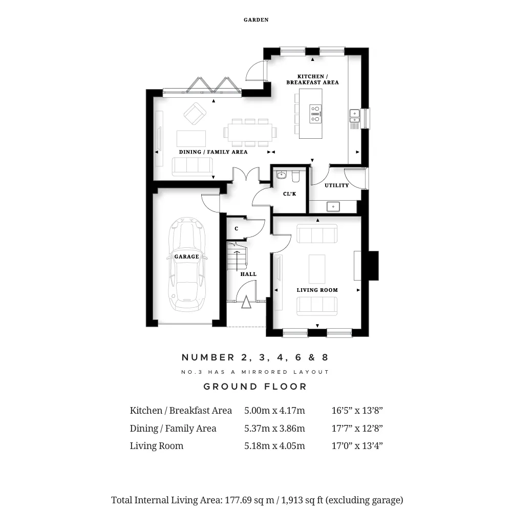 Oakland Grove Plot 2,3,4,6,8 Ground Floor