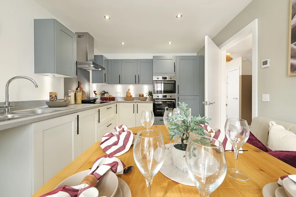 Kitchen, dining room