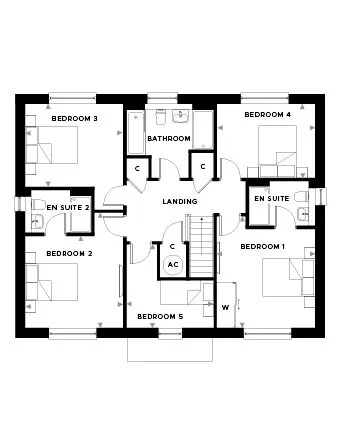 Headley Court Plot 6 First Floor Floor Plan