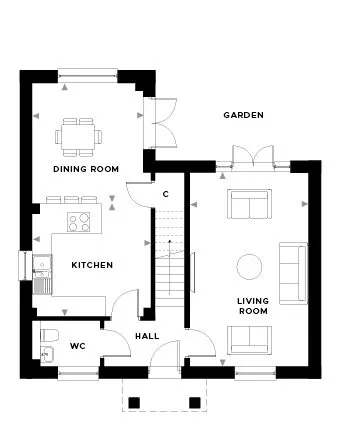 Headley Court Plot 46 Ground Floor Floor Plan