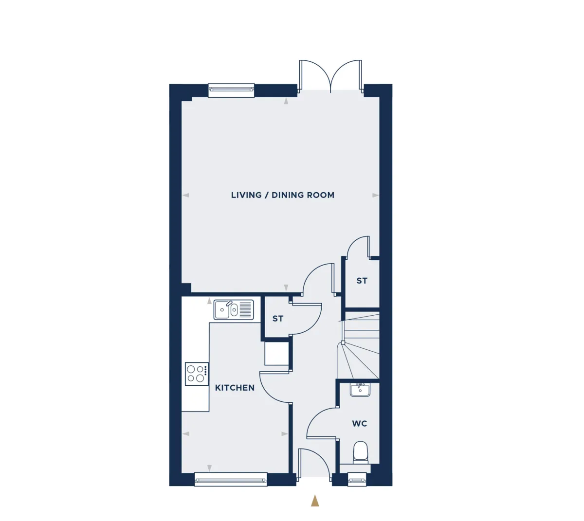 The Hawthorn Ground floor plan