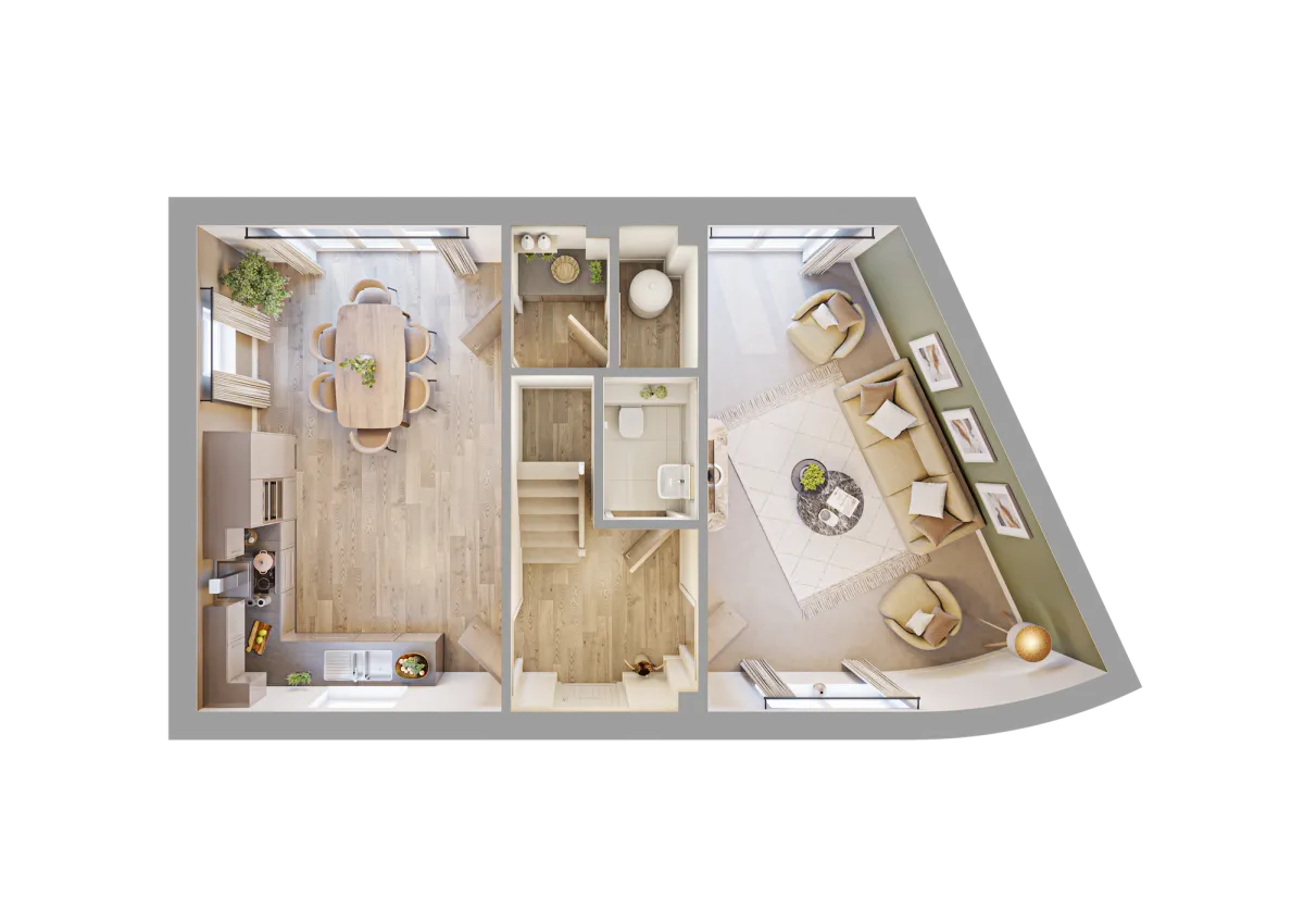 Mistwood 3D Render - Ground Floor