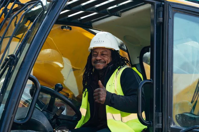 smiling driver
